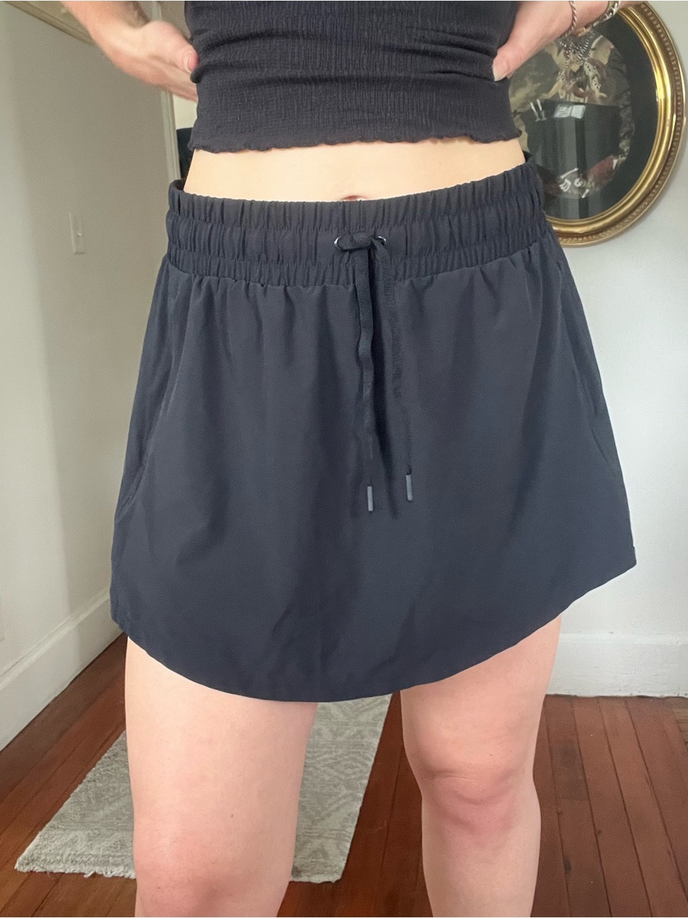All in Motion Black Skort